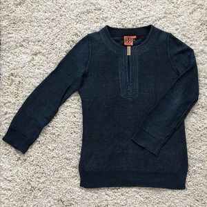 Tory Burch Linen Knit Tunic sweater